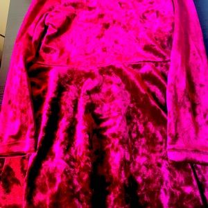 Toddler girls Velvet dress.